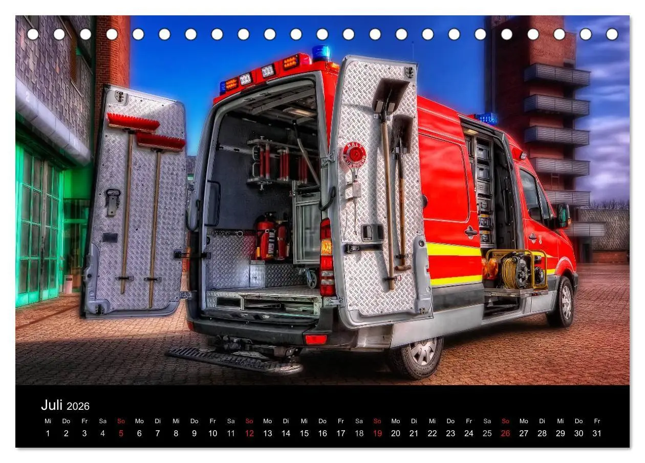 Bild: 9783516114775 | Berufsfeuerwehr Salzgitter (Tischkalender 2026 DIN A5 quer),...