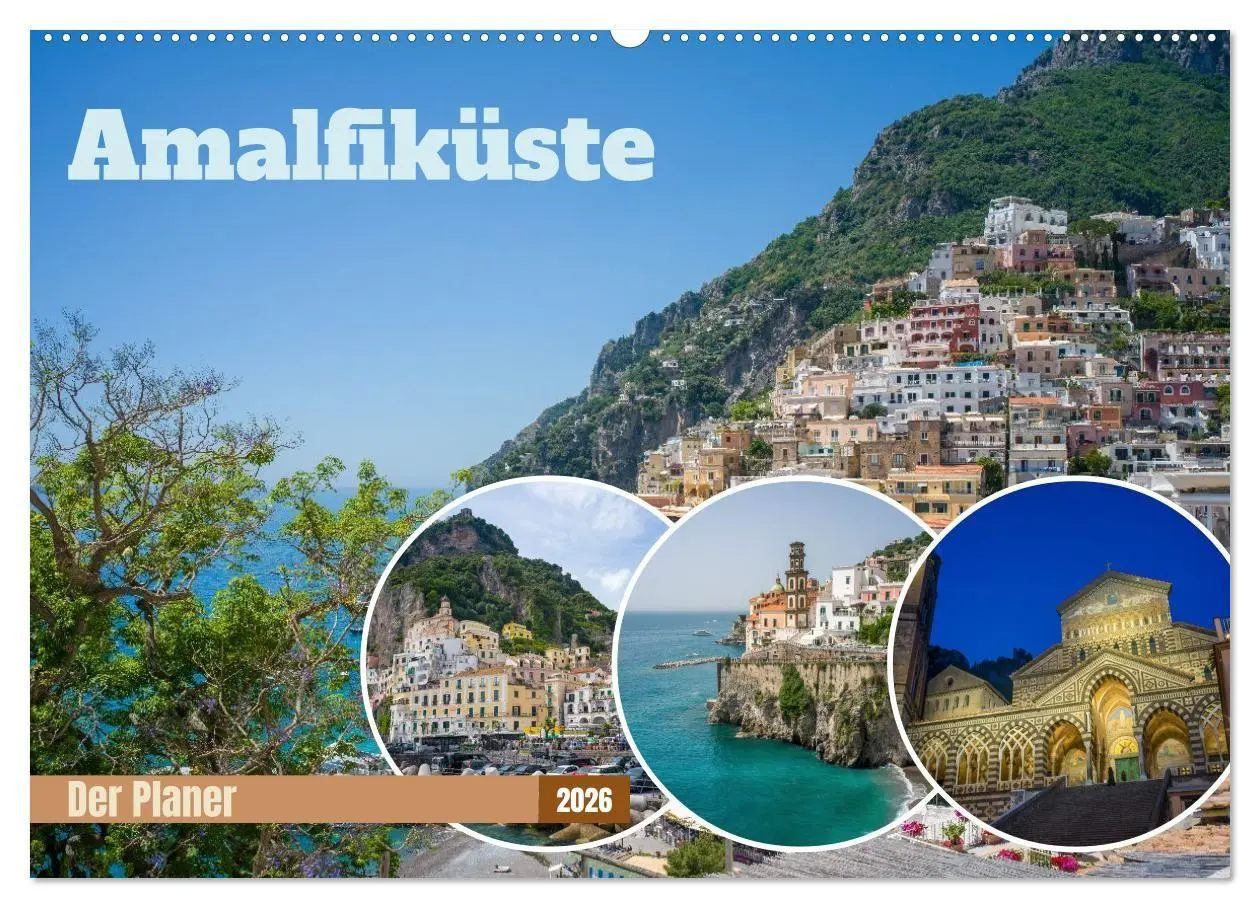 Cover: 9783516734775 | Amalfiküste - Der Planer (Wandkalender 2026 DIN A2 quer), CALVENDO...