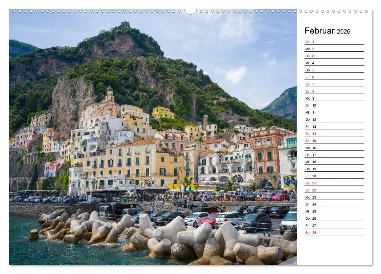 Bild: 9783516734775 | Amalfiküste - Der Planer (Wandkalender 2026 DIN A2 quer), CALVENDO...