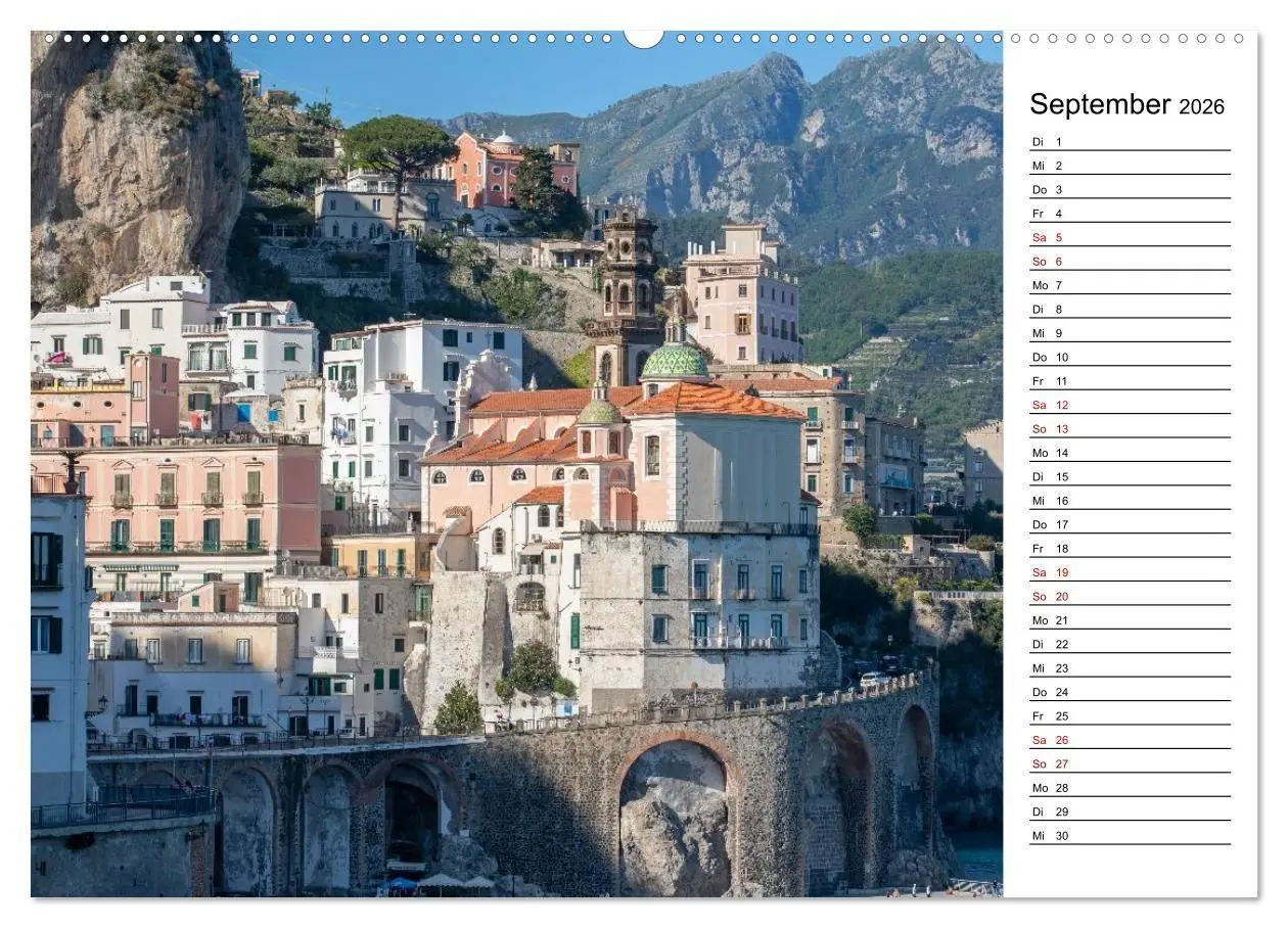 Bild: 9783516734775 | Amalfiküste - Der Planer (Wandkalender 2026 DIN A2 quer), CALVENDO...