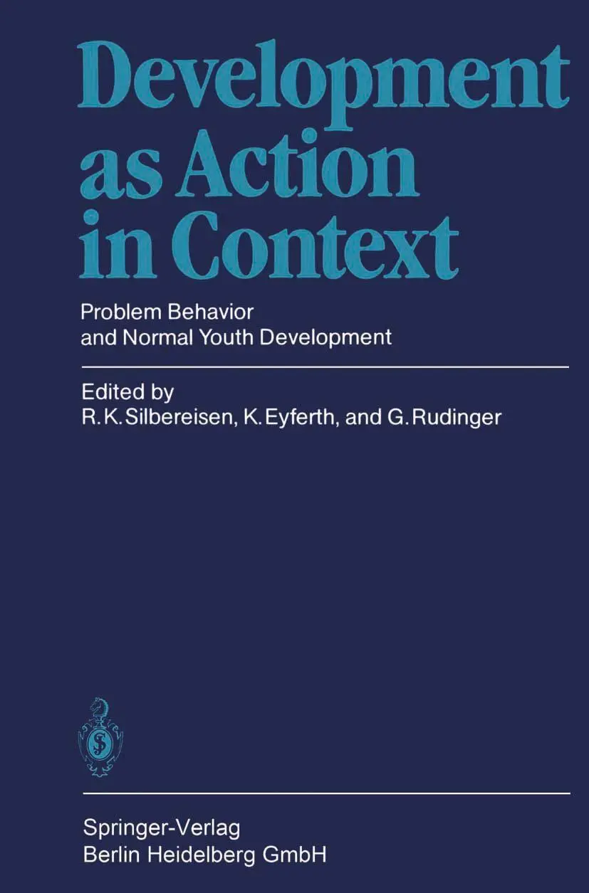Cover: 9783662024775 | Development as Action in Context | Rainer K. Silbereisen (u. a.) | x