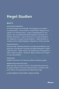 Hegel-Studien / Hegel-Studien