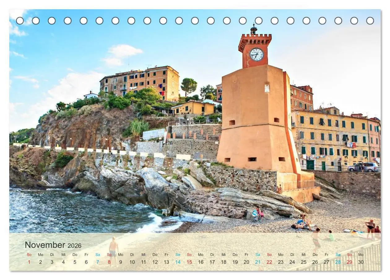 Bild: 9783457944875 | Elba - die Insel im Mittelmeer (Tischkalender 2026 DIN A5 quer),...