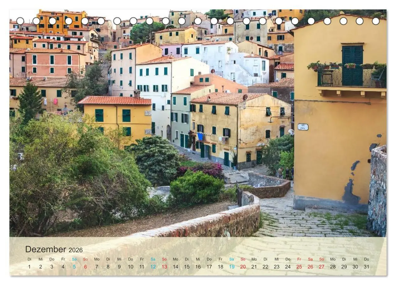 Bild: 9783457944875 | Elba - die Insel im Mittelmeer (Tischkalender 2026 DIN A5 quer),...