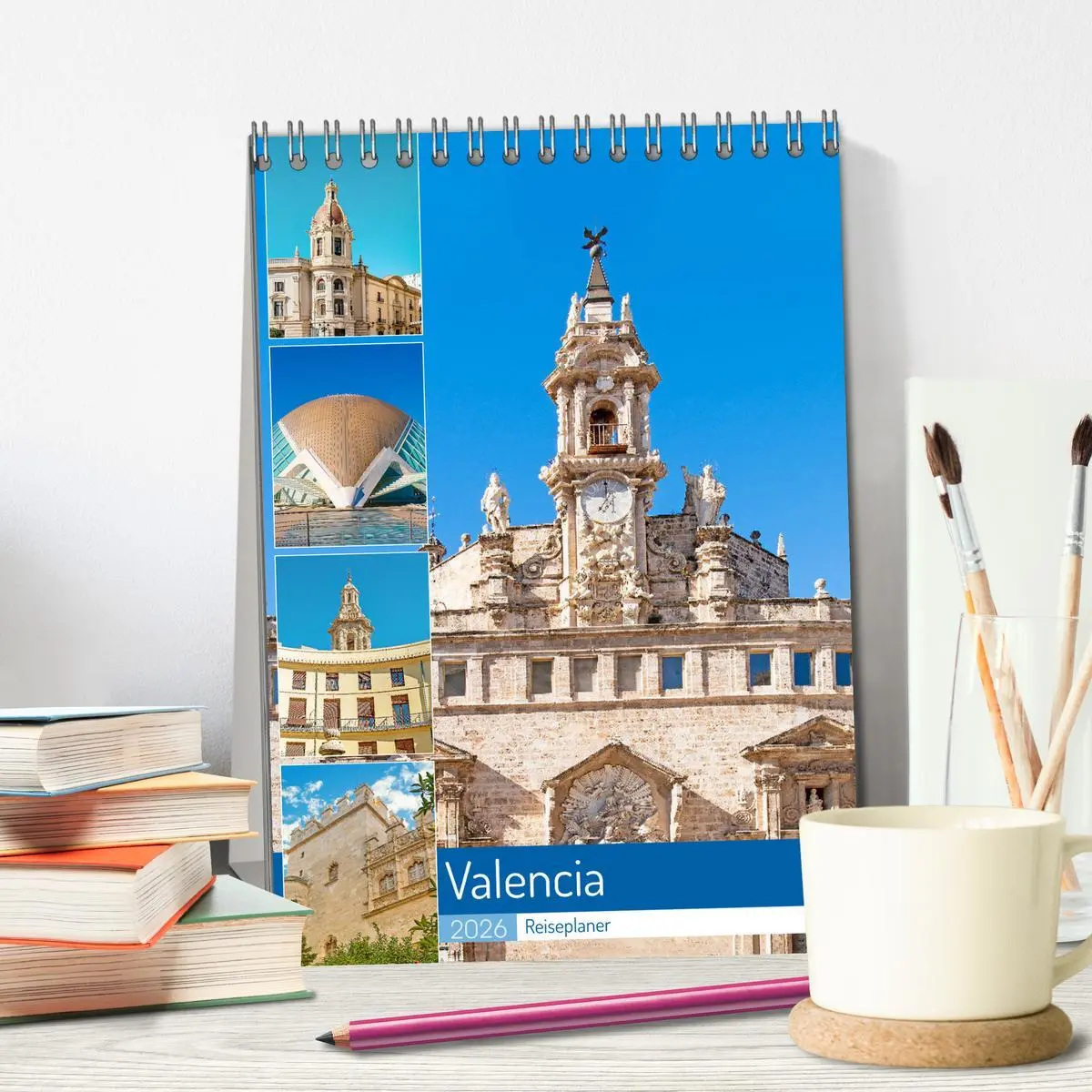Bild: 9783516344875 | Valencia - Reiseplaner (Tischkalender 2026 DIN A5 hoch), CALVENDO...