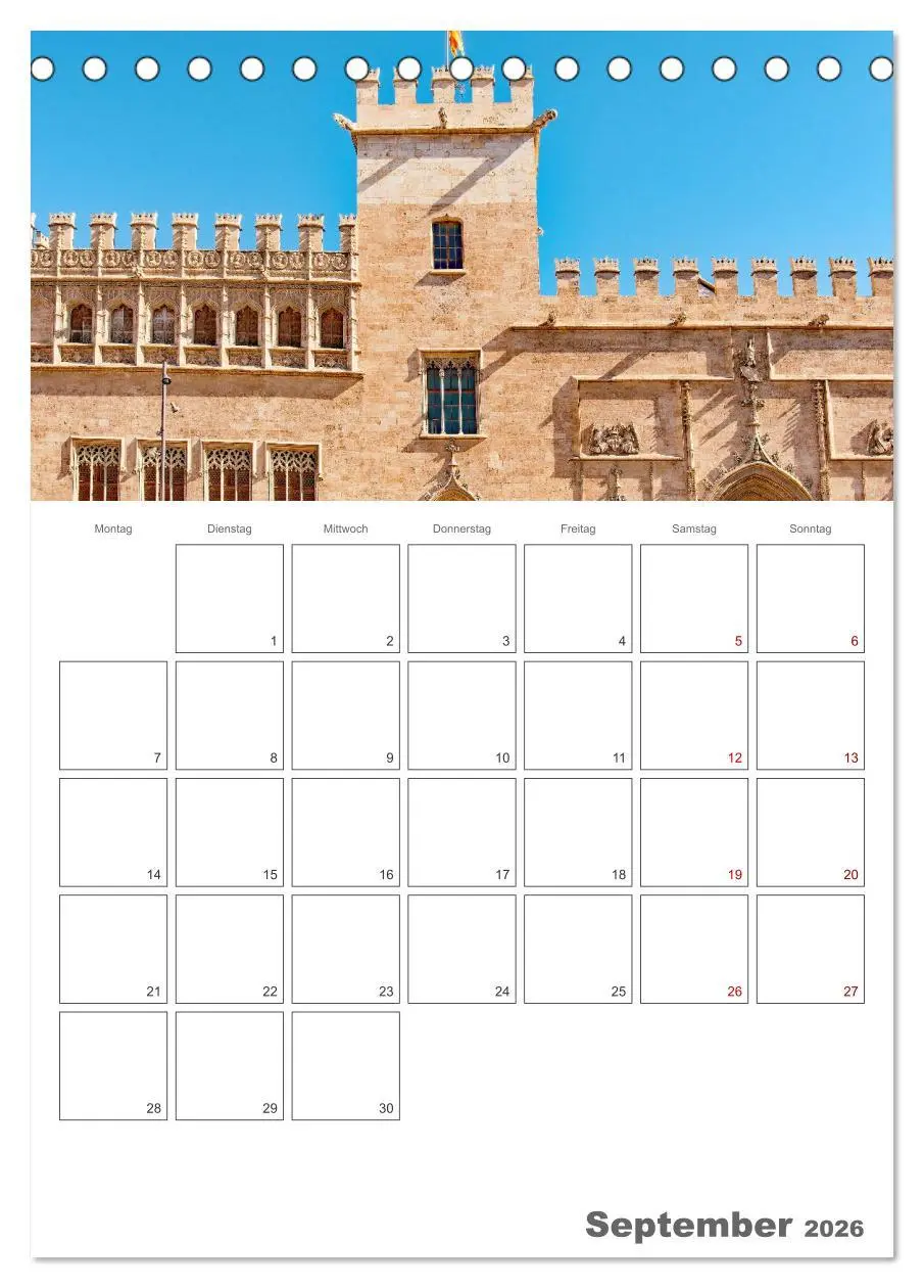 Bild: 9783516344875 | Valencia - Reiseplaner (Tischkalender 2026 DIN A5 hoch), CALVENDO...