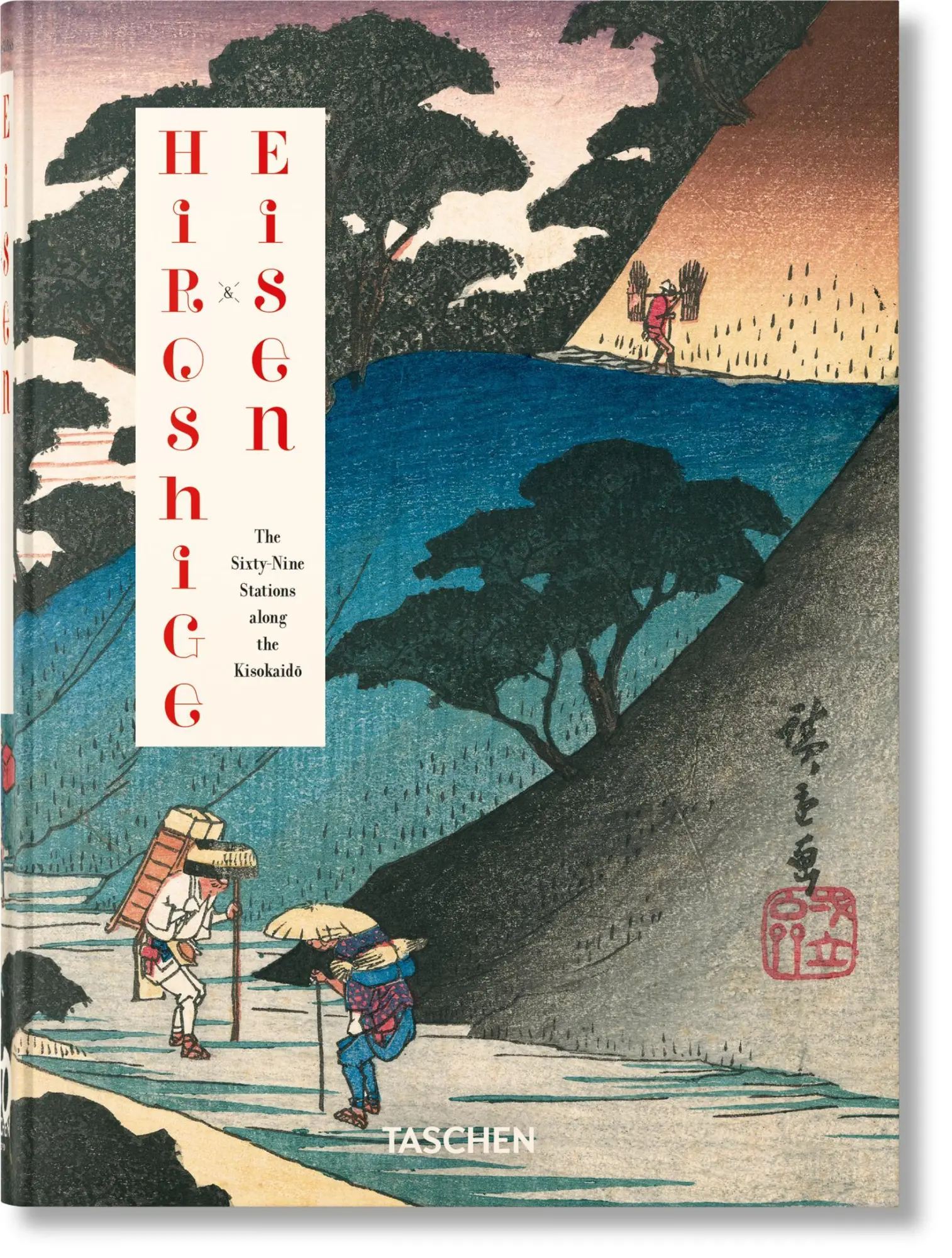 Cover: 9783836594875 | Hiroshige &amp; Eisen. The Sixty-Nine Stations along the Kisokaido....