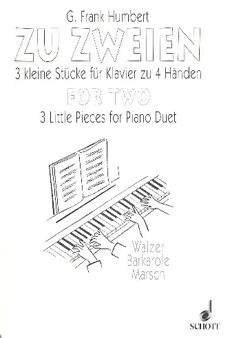 Cover: 9790001044875 | Zu Zweien | Georges Frank Humbert | Buch | Schott Music