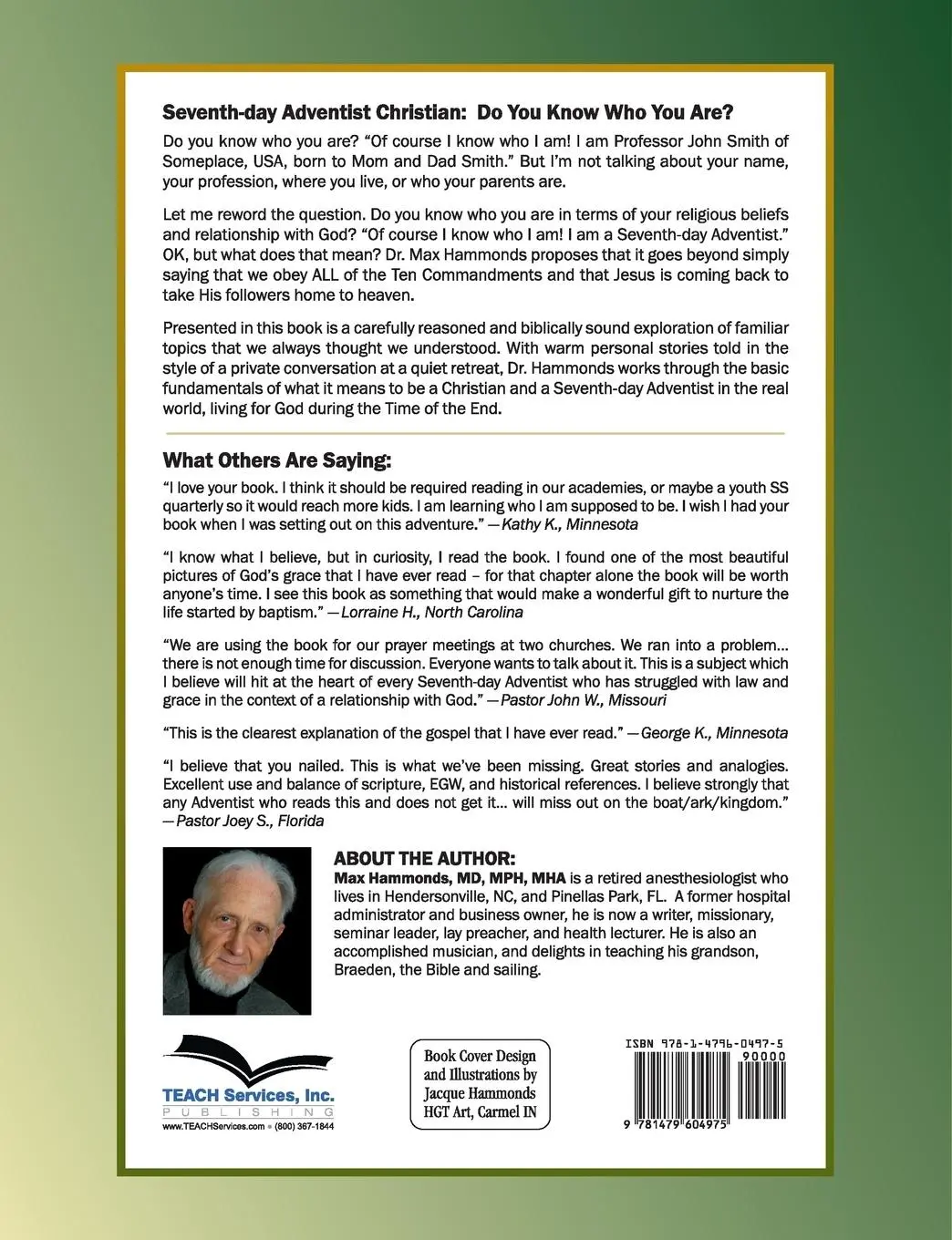 Rückseite: 9781479604975 | Seventh-day Adventist Christian | Do You Know Who You Are? | Hammonds
