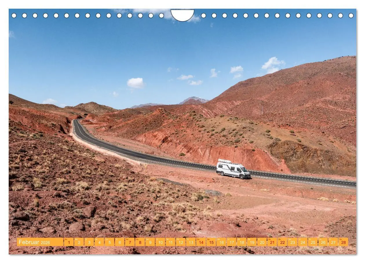 Bild: 9783457314975 | MAROKKO per WOHNMOBIL (Wandkalender 2026 DIN A4 quer), CALVENDO...