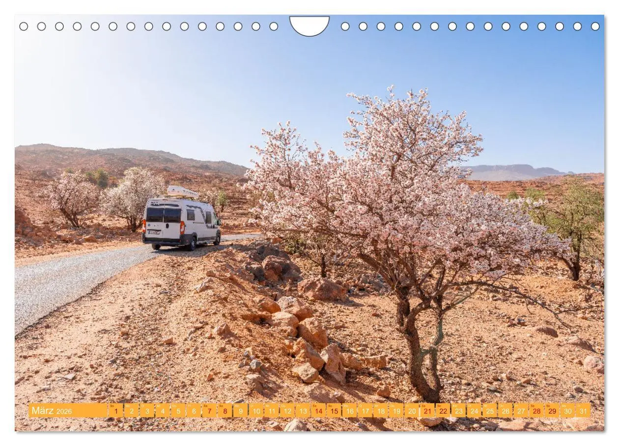 Bild: 9783457314975 | MAROKKO per WOHNMOBIL (Wandkalender 2026 DIN A4 quer), CALVENDO...