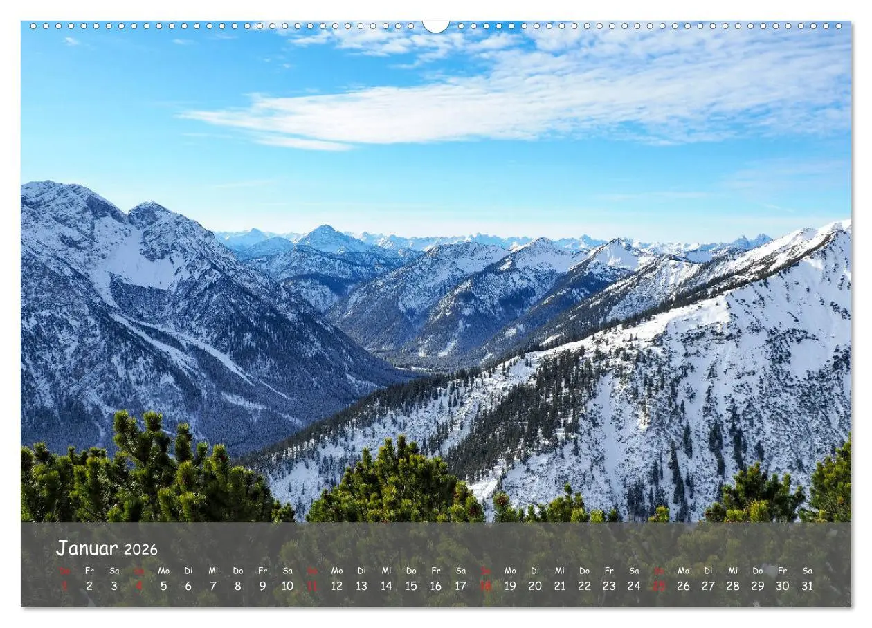 Bild: 9783457794975 | Ammergauer Alpen (hochwertiger Premium Wandkalender 2026 DIN A2...