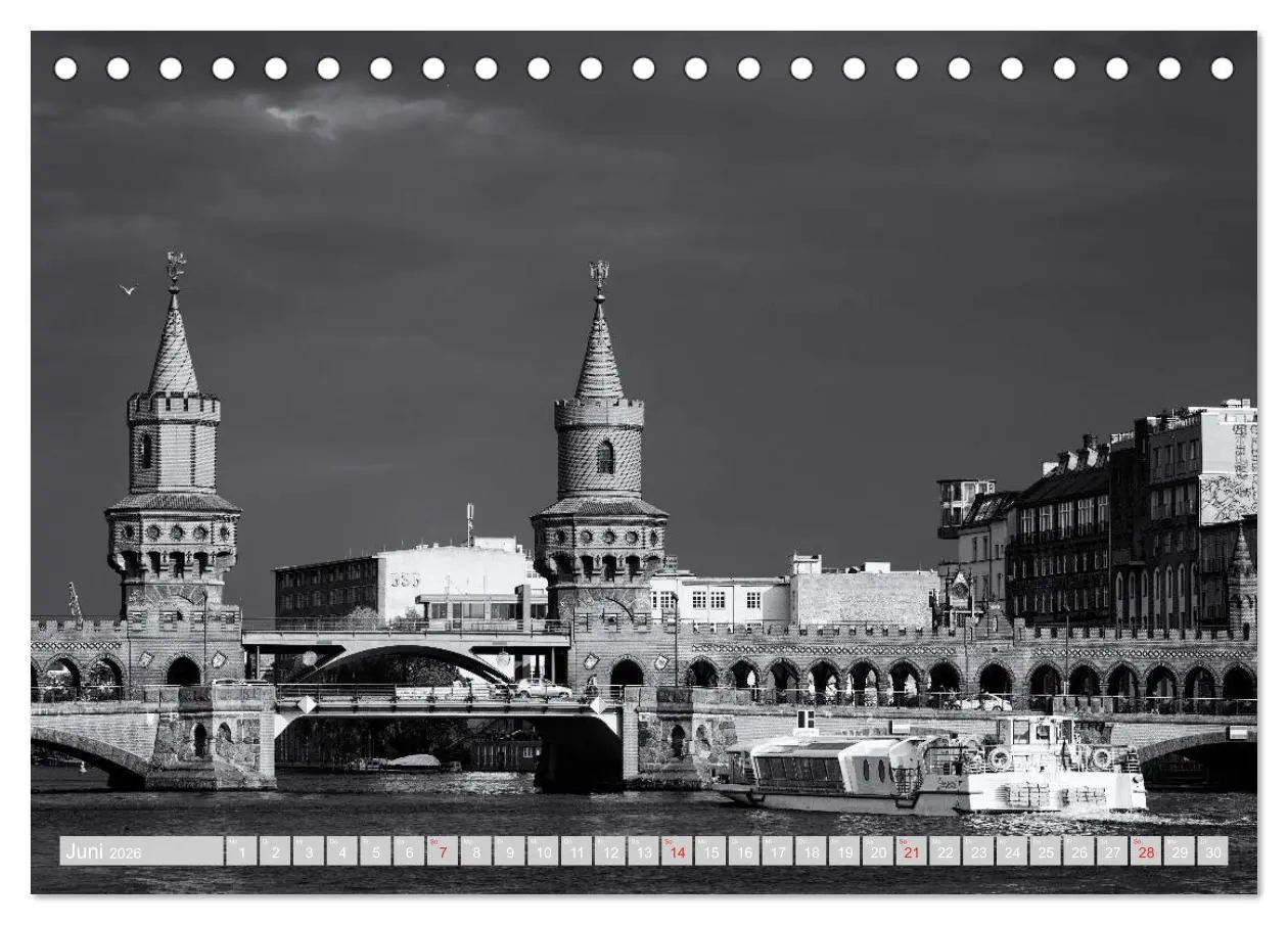 Bild: 9783516024975 | Berliner Ansichten in Schwarz und Weiß (Tischkalender 2026 DIN A5...