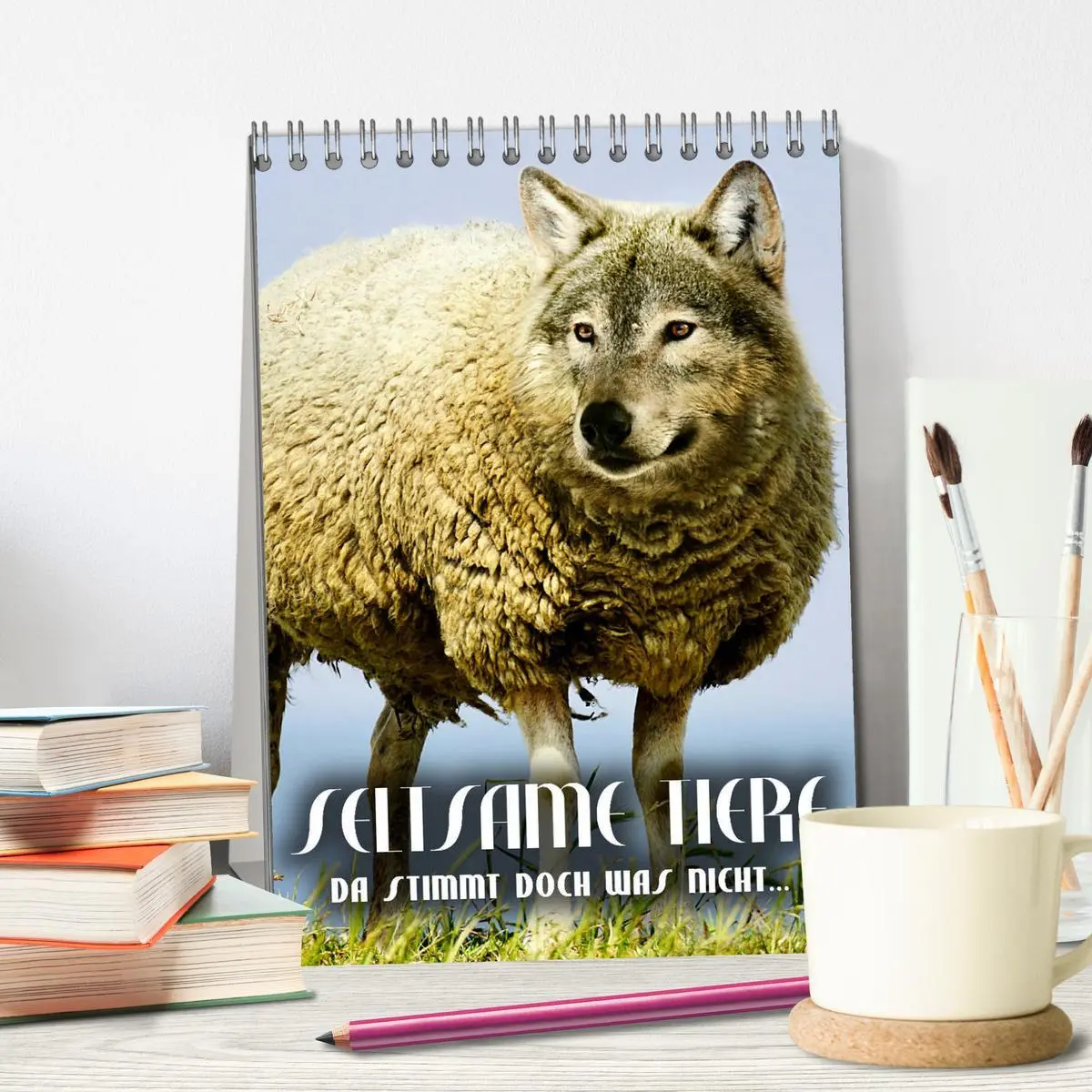 Bild: 9783516404975 | Seltsame Tiere - da stimmt doch was nicht... (Tischkalender 2026...