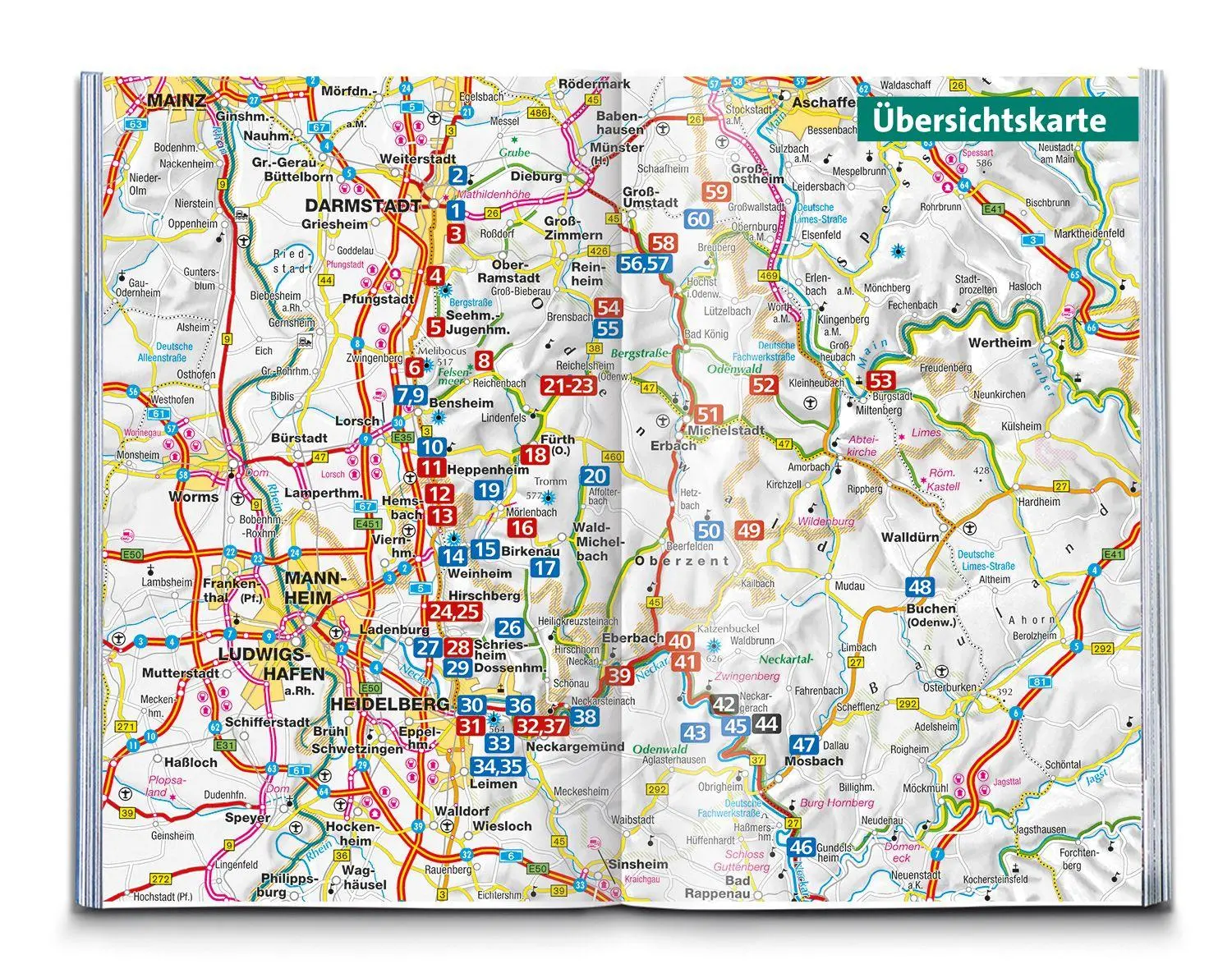 Bild: 9783991544975 | KOMPASS Wanderführer Odenwald, Bergstraße, Neckartal, Heidelberg,...
