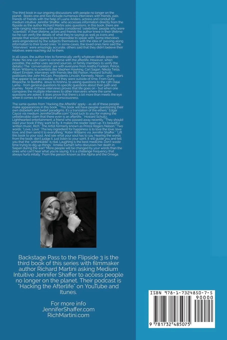 Rückseite: 9781732485075 | Backstage Pass to the Flipside 3 | Richard Martini | Taschenbuch