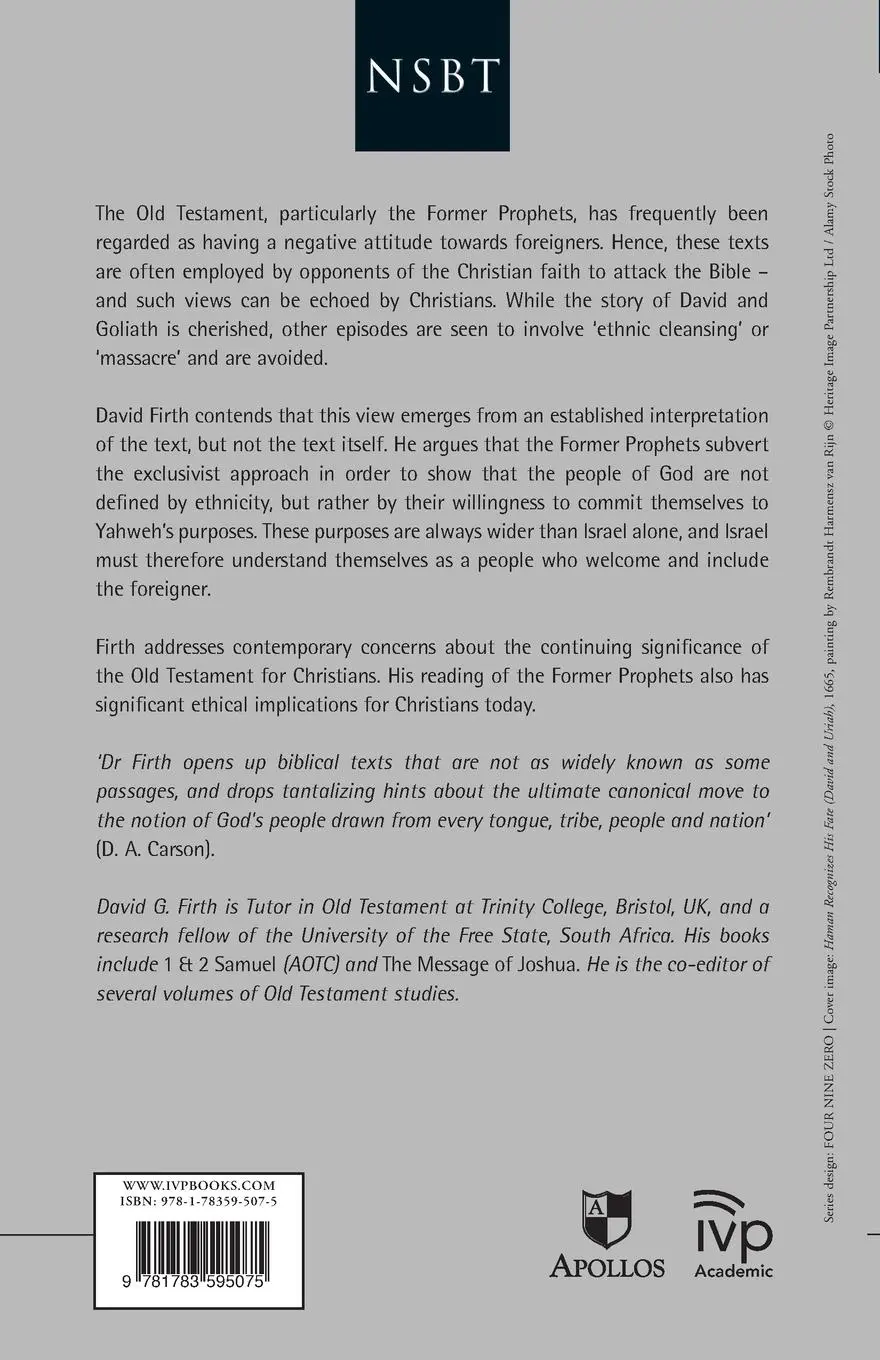 Rückseite: 9781783595075 | Including the Stranger | Foreigners In The Former Prophets | Firth