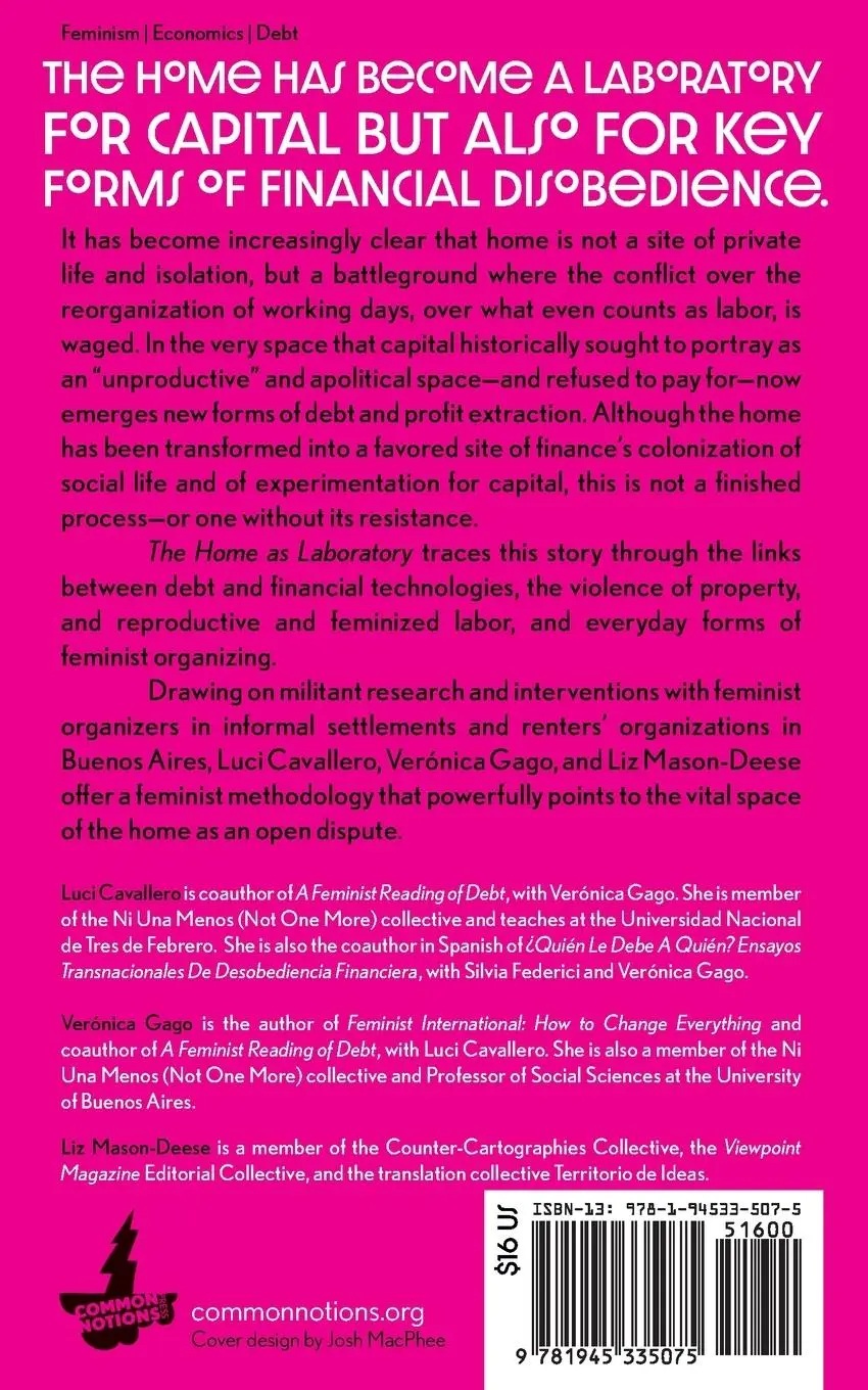 Rückseite: 9781945335075 | The Home as Laboratory | Finance, Housing, and Feminist Struggle