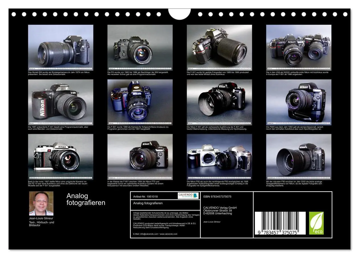 Bild: 9783457375075 | Analog fotografieren (Wandkalender 2026 DIN A4 quer), CALVENDO...