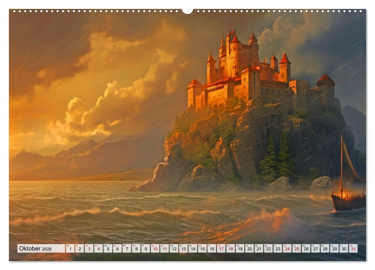 Bild: 9783457515075 | Abstecher ins Mittelalter (hochwertiger Premium Wandkalender 2026...