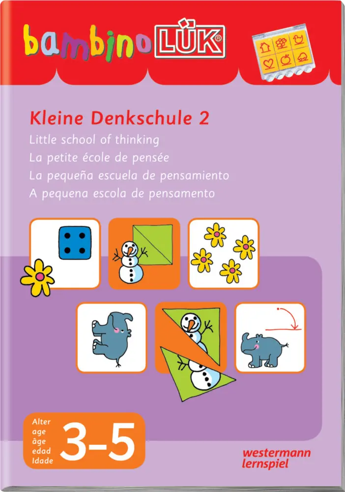 Cover: 9783837775075 | bambinoLÜK. Tl.2 | 3/4/5 Jahre Kleine Denkschule 2 | Michael Junga