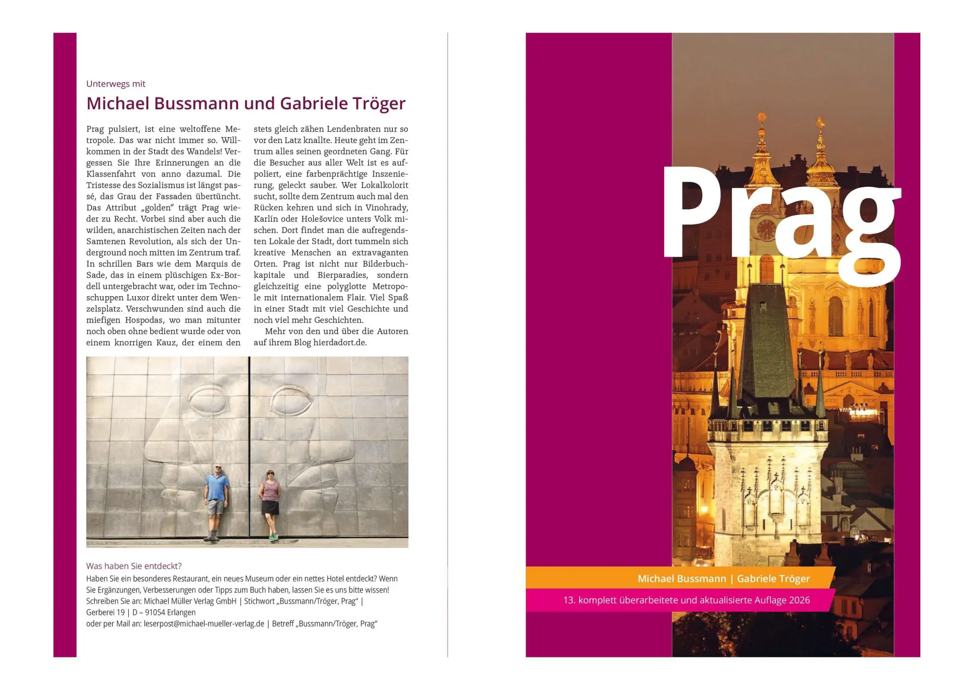 Bild: 9783966855075 | MICHAEL MÜLLER Reiseführer Prag MM-City | Gabriele Tröger (u. a.)