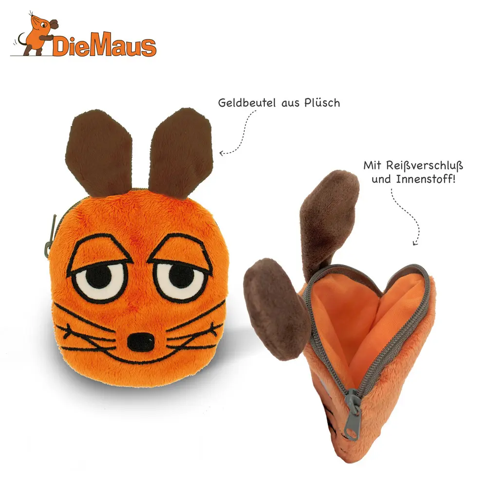 Bild: 4260619115175 | Trötsch Die Maus Plüsch Geldbeutel | Trötsch Verlag GmbH &amp; Co.KG