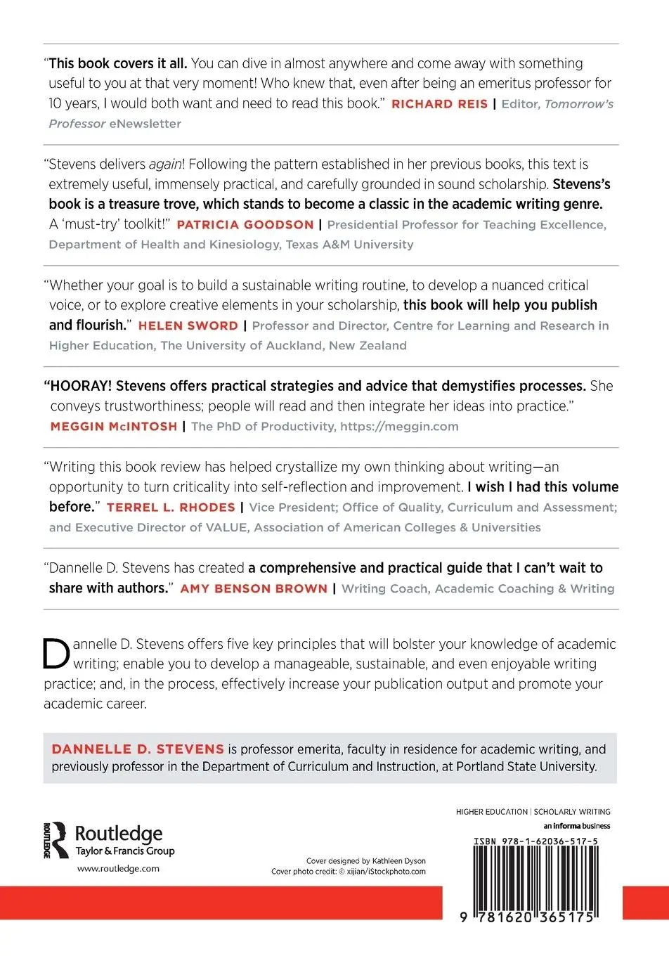 Rückseite: 9781620365175 | Write More, Publish More, Stress Less! | Dannelle D Stevens | Buch