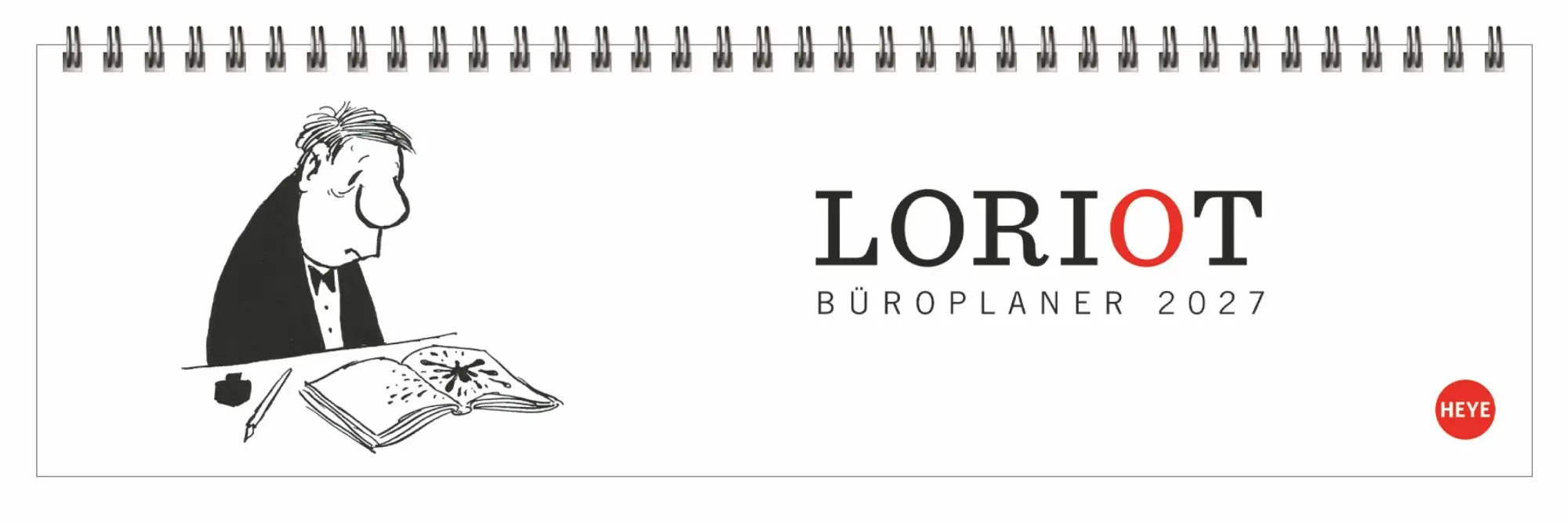Cover: 9783756415175 | Loriot Büroplaner 2027 | Loriot | Kalender | Spiralbindung | 112 S.