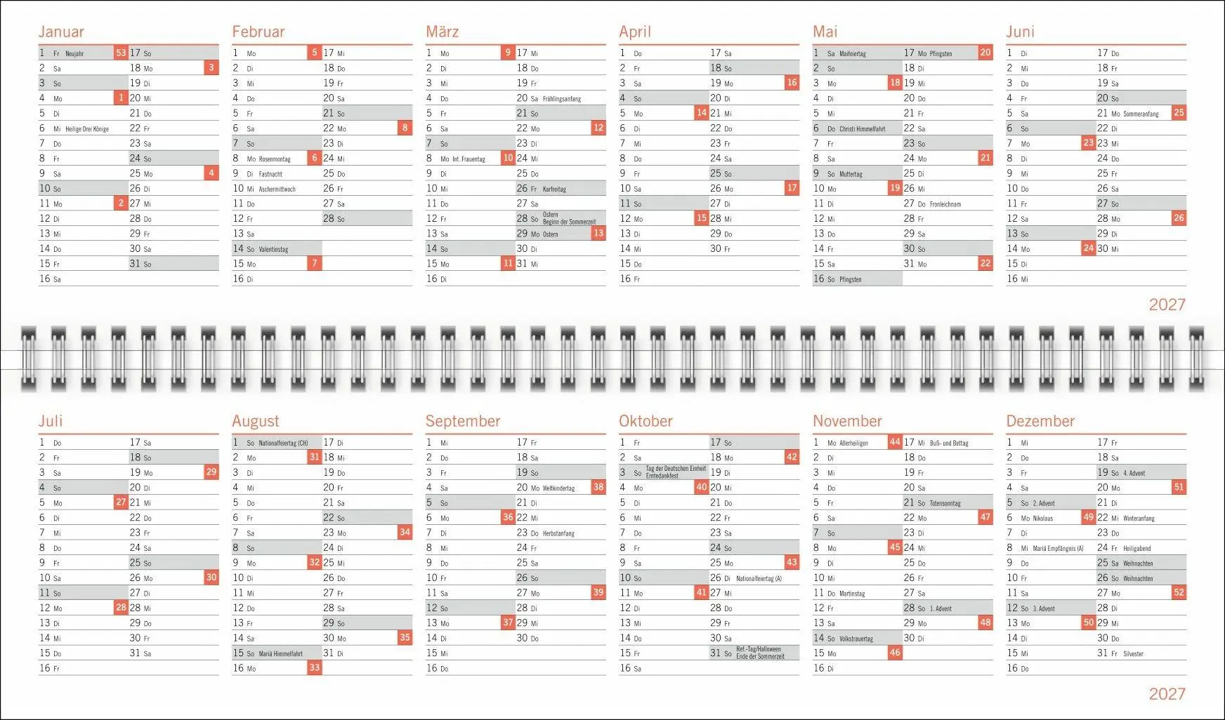 Bild: 9783756415175 | Loriot Büroplaner 2027 | Loriot | Kalender | Spiralbindung | 112 S.