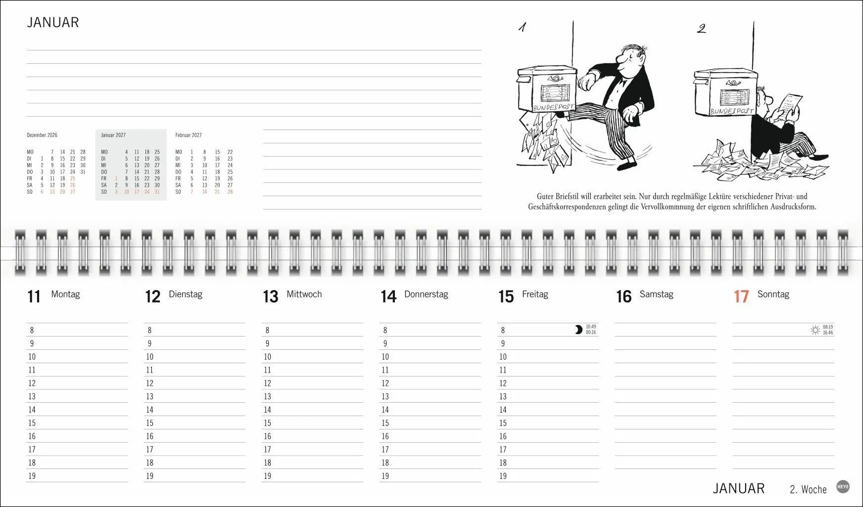 Bild: 9783756415175 | Loriot Büroplaner 2027 | Loriot | Kalender | Spiralbindung | 112 S.
