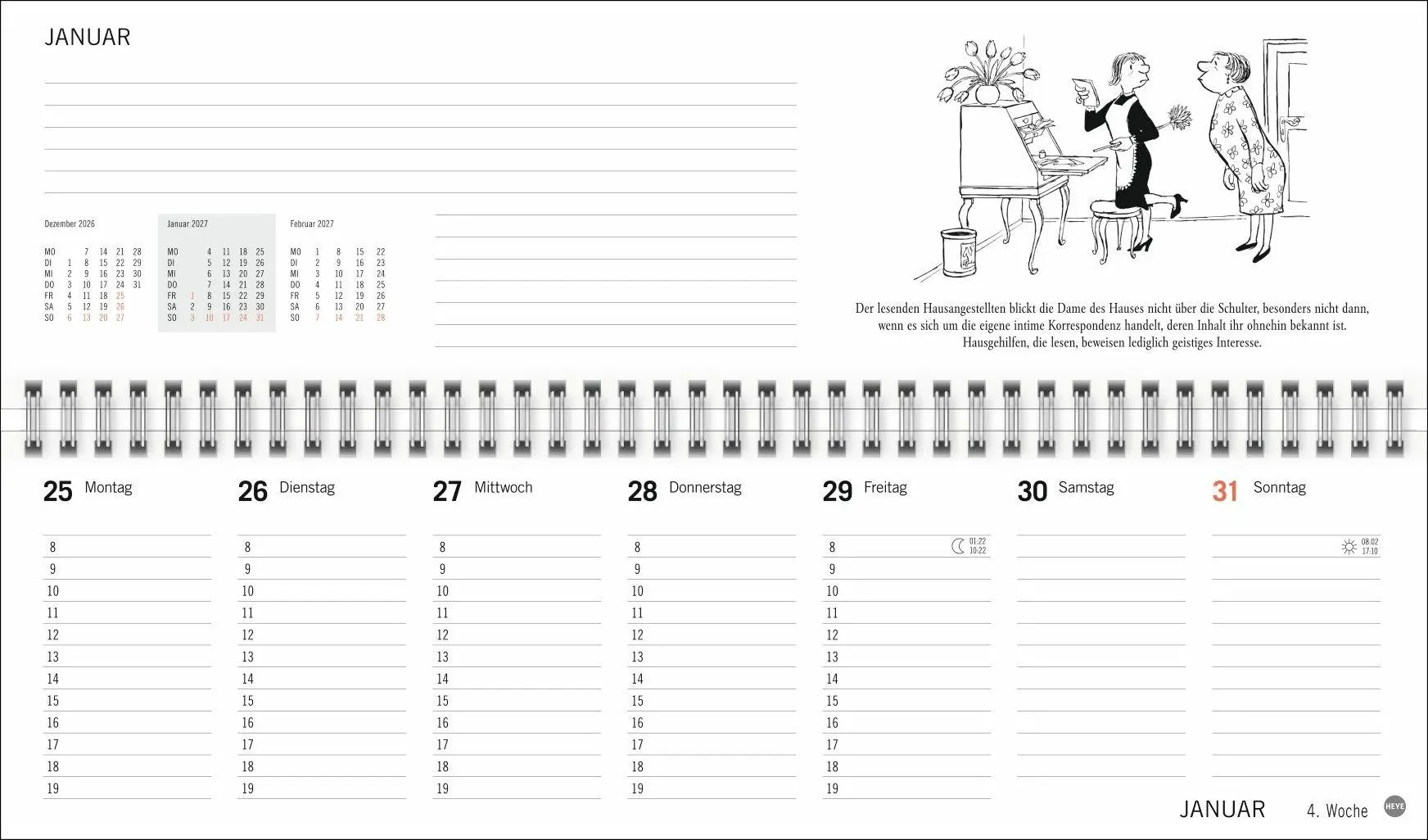Bild: 9783756415175 | Loriot Büroplaner 2027 | Loriot | Kalender | Spiralbindung | 112 S.