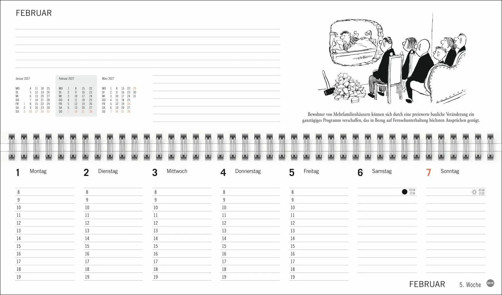 Bild: 9783756415175 | Loriot Büroplaner 2027 | Loriot | Kalender | Spiralbindung | 112 S.