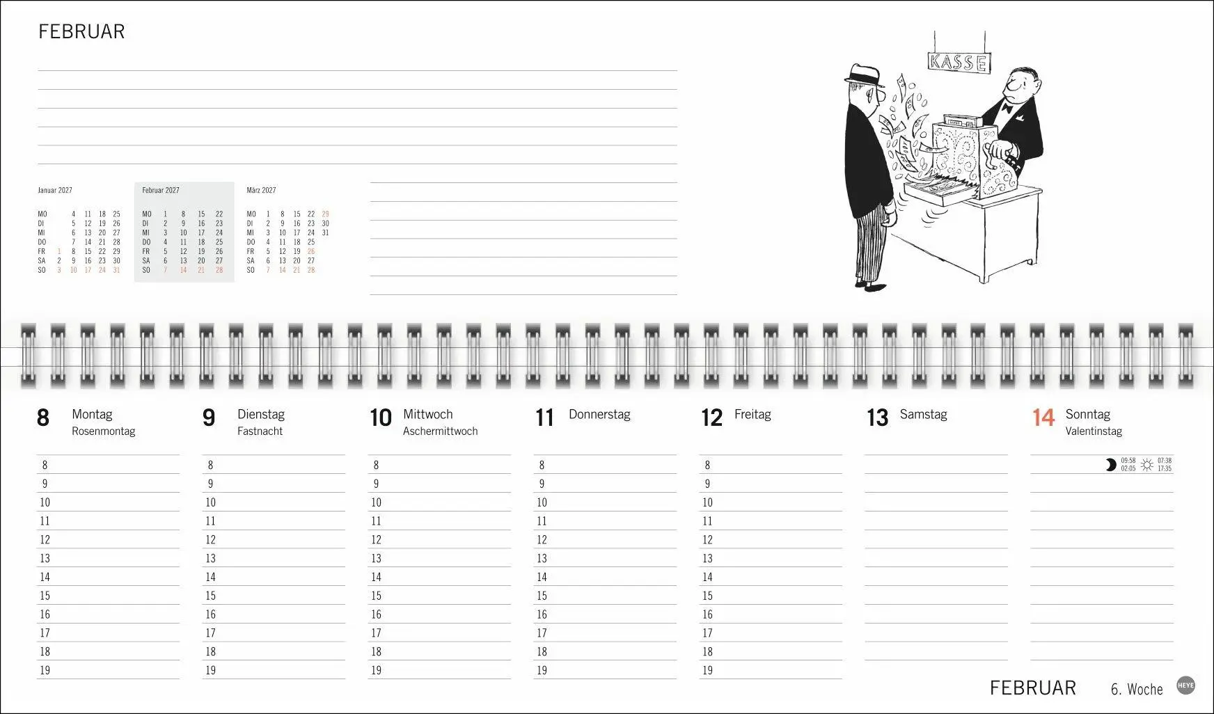 Bild: 9783756415175 | Loriot Büroplaner 2027 | Loriot | Kalender | Spiralbindung | 112 S.
