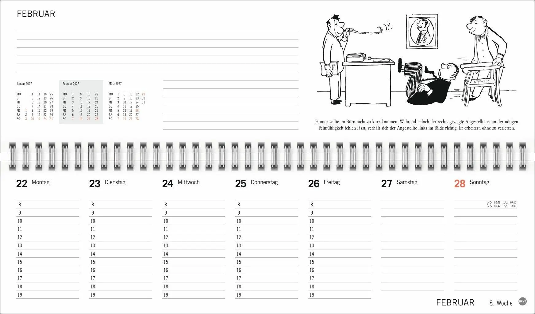 Bild: 9783756415175 | Loriot Büroplaner 2027 | Loriot | Kalender | Spiralbindung | 112 S.