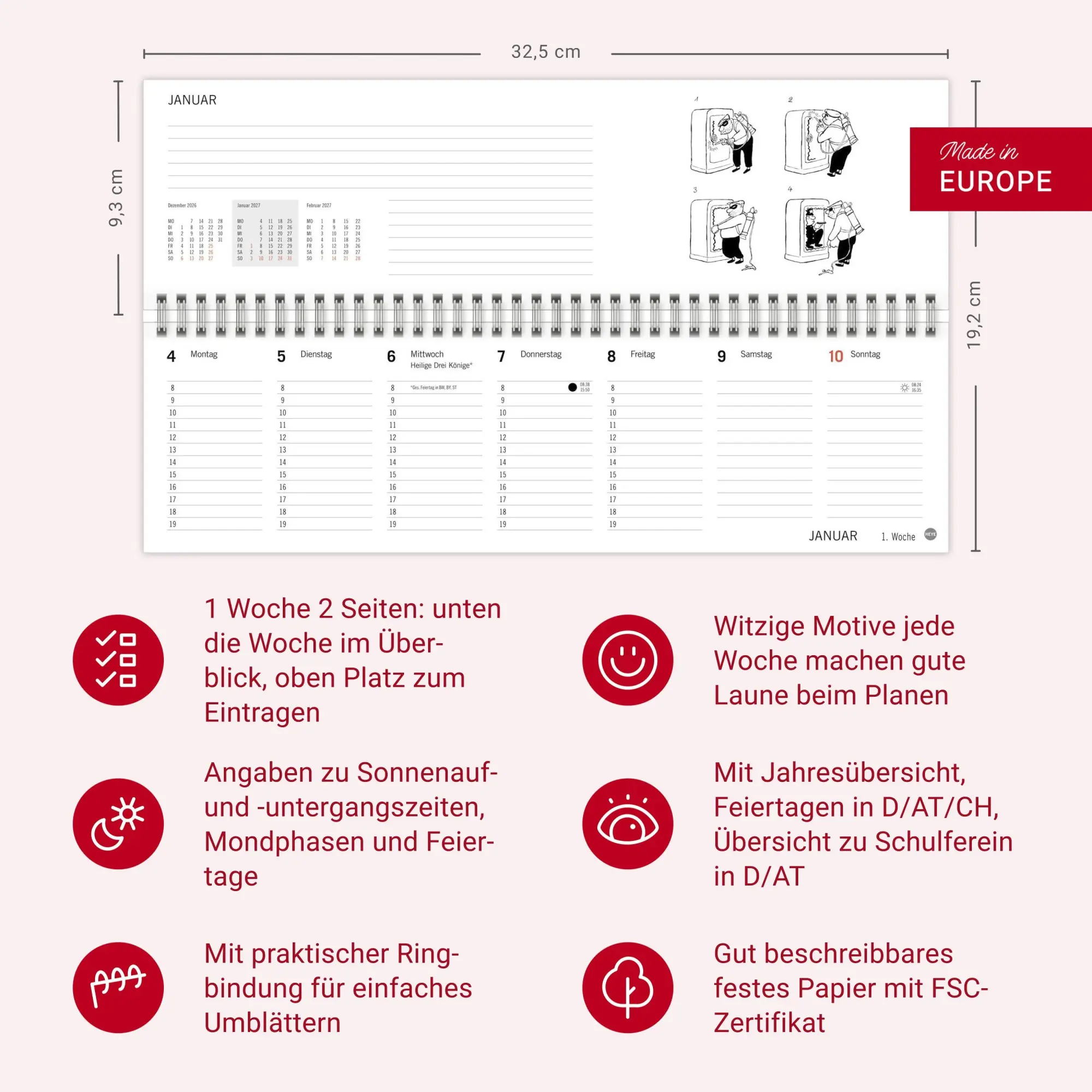 Bild: 9783756415175 | Loriot Büroplaner 2027 | Loriot | Kalender | Spiralbindung | 112 S.