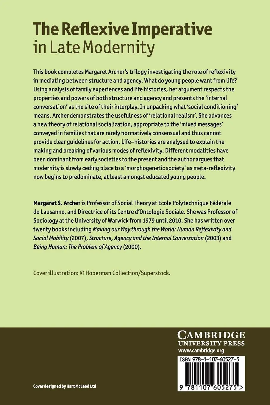 Rückseite: 9781107605275 | The Reflexive Imperative in Late Modernity | Margaret S. Archer | Buch