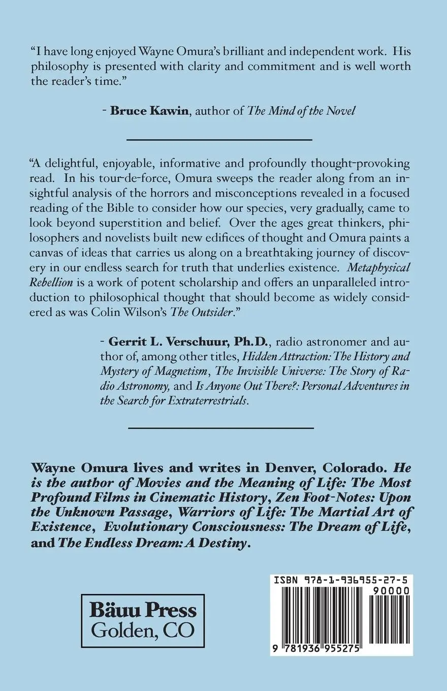 Rückseite: 9781936955275 | Metaphysical Rebellion | Undermining the Void | Wayne Omura | Buch