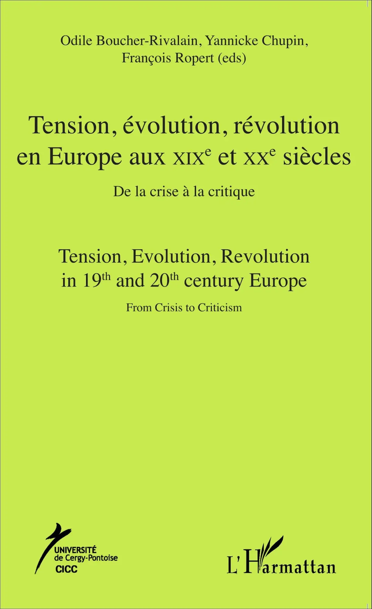 Cover: 9782343055275 | Tension, évolution, révolution en Europe aux XIXè et XXè siècles