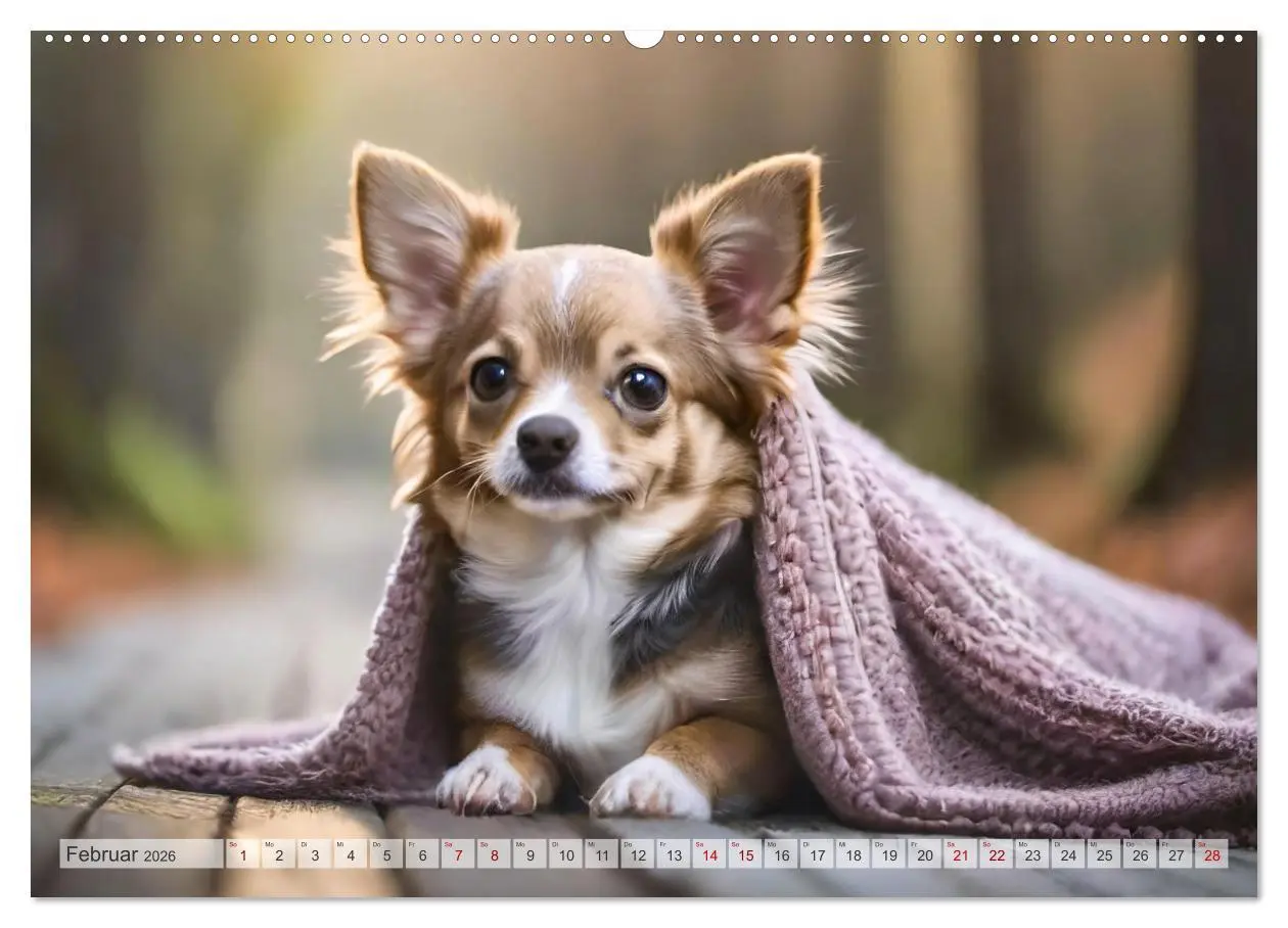 Bild: 9783457425275 | Chihuahuas - Kleine Hunde - große Temperamentbündel (Wandkalender...