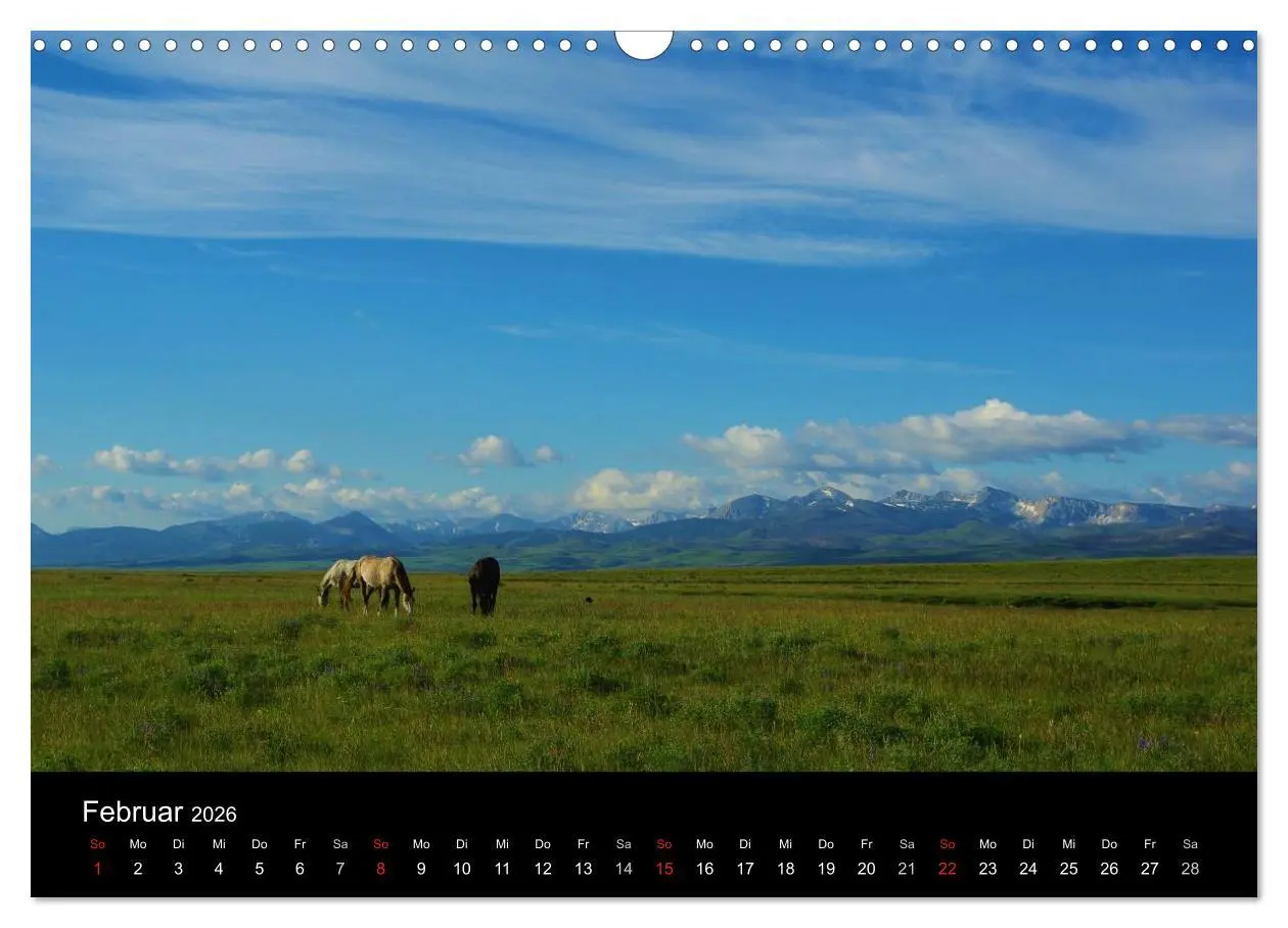 Bild: 9783516205275 | Montana! (Wandkalender 2026 DIN A3 quer), CALVENDO Monatskalender