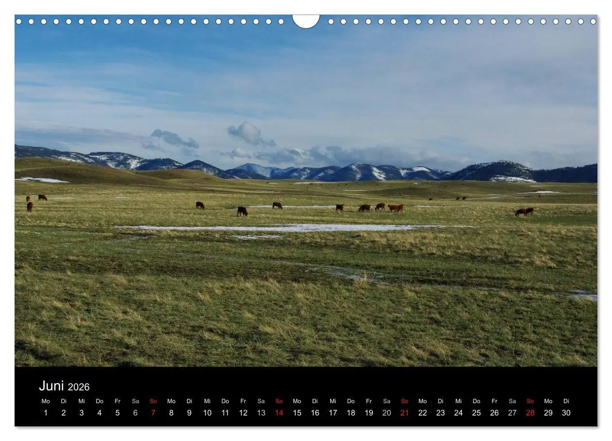 Bild: 9783516205275 | Montana! (Wandkalender 2026 DIN A3 quer), CALVENDO Monatskalender