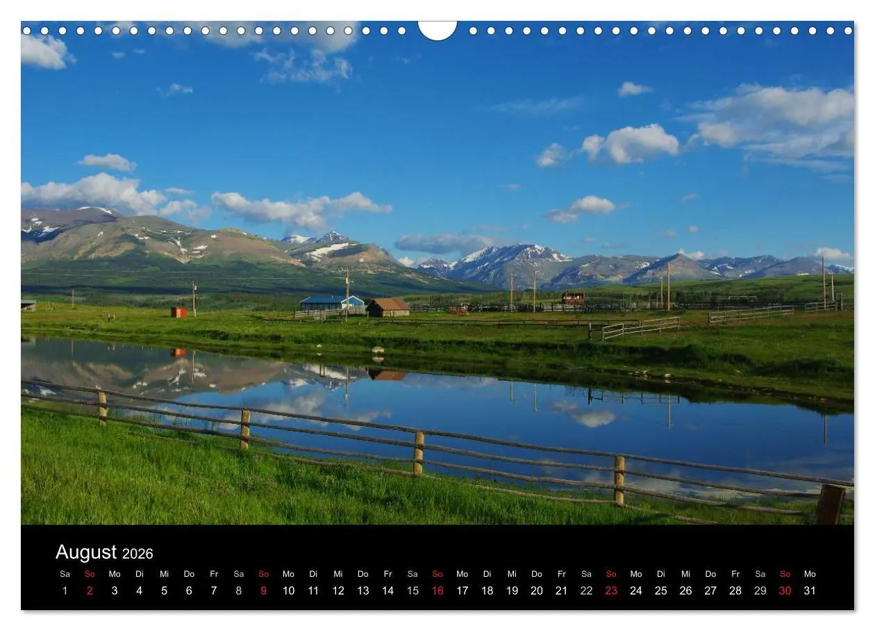 Bild: 9783516205275 | Montana! (Wandkalender 2026 DIN A3 quer), CALVENDO Monatskalender