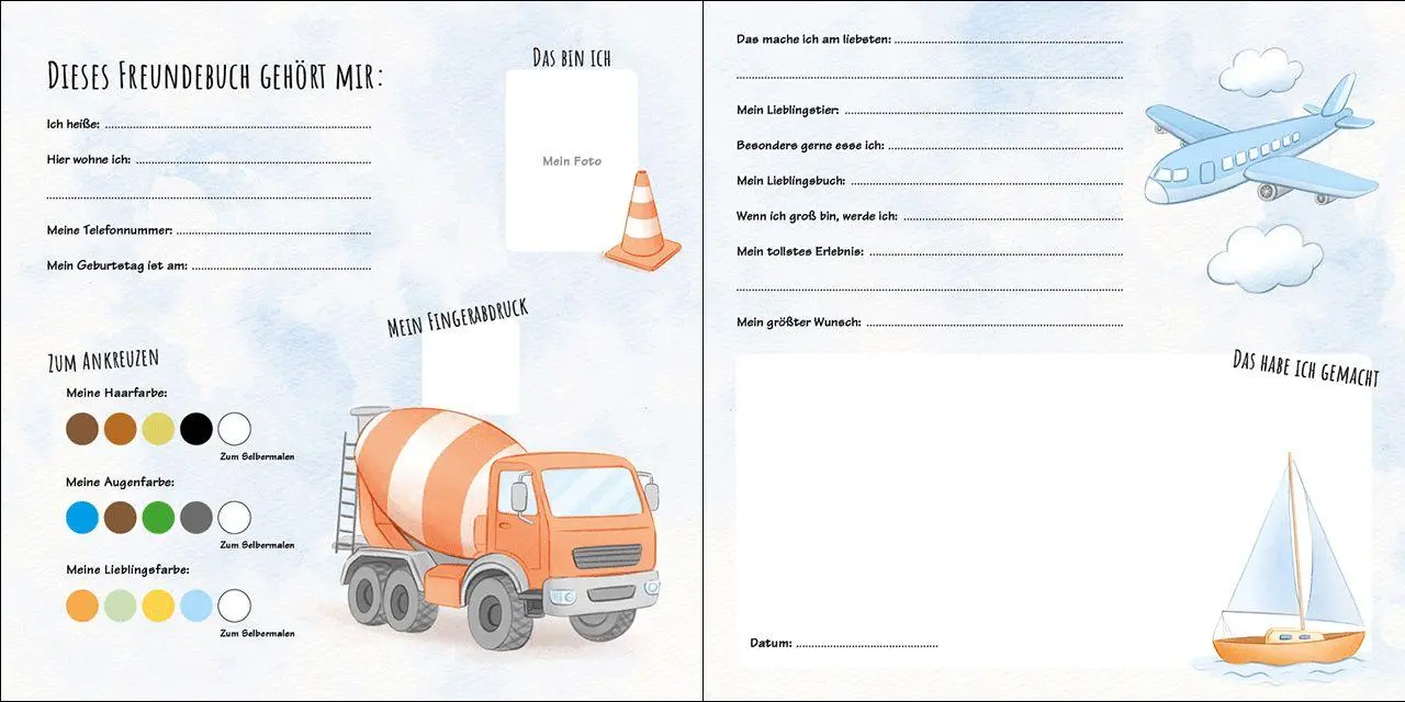 Bild: 9783743225275 | Meine Kindergarten-Freunde (neu) - Fahrzeuge | Marie Zippel | Buch