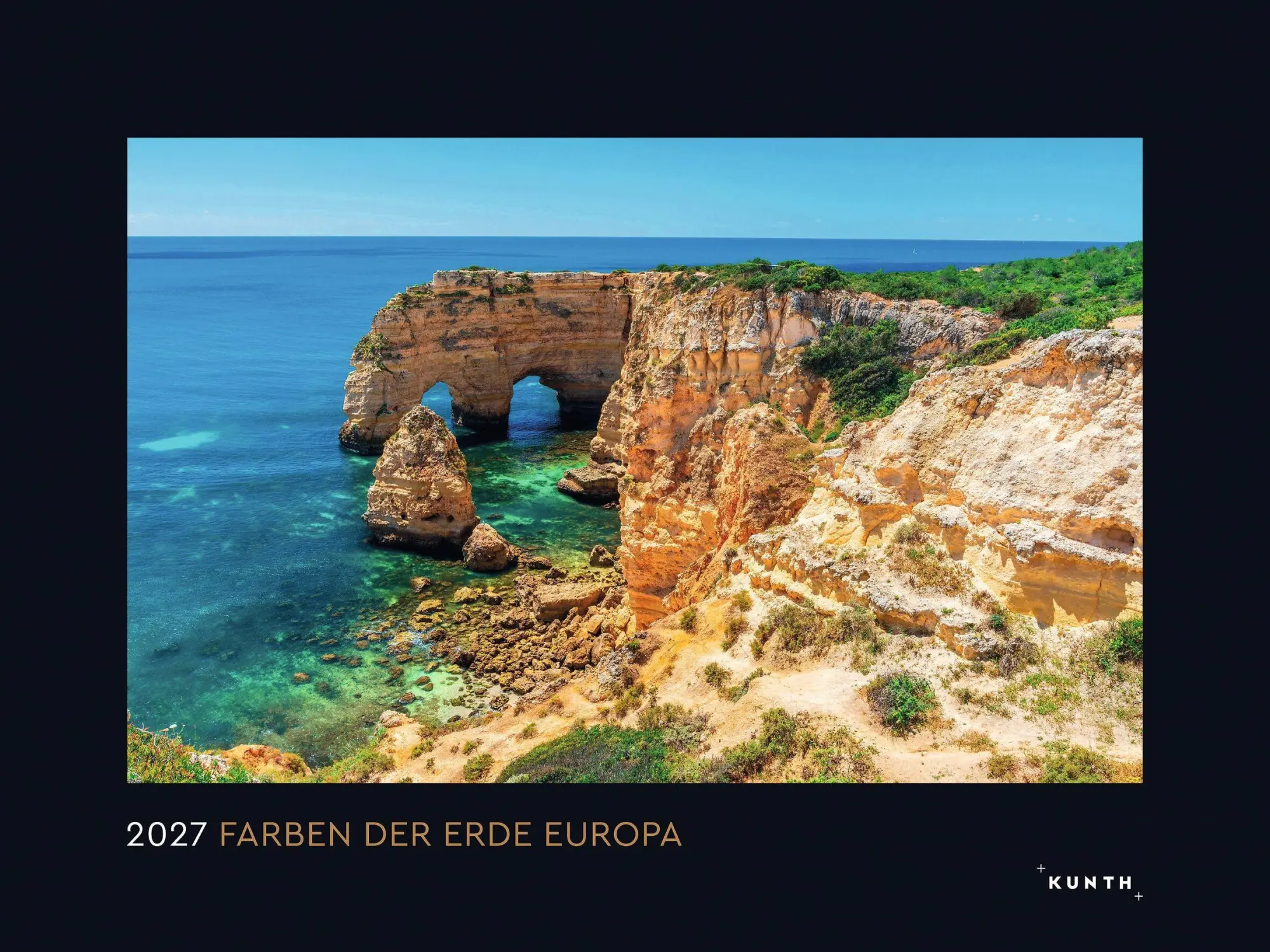Cover: 9783965915275 | Farben der Erde Europa - KUNTH Wandkalender 2027 | Kalender | 14 S.