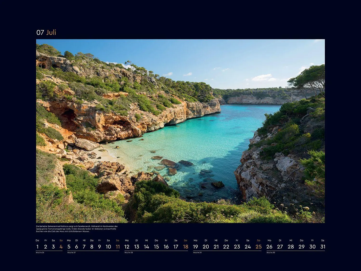 Bild: 9783965915275 | Farben der Erde Europa - KUNTH Wandkalender 2027 | Kalender | 14 S.