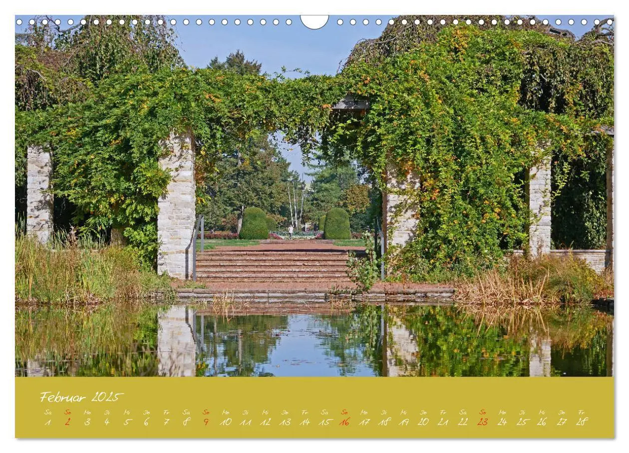 Bild: 9783435255375 | Düsseldorfer Nordpark (Wandkalender 2025 DIN A3 quer), CALVENDO...