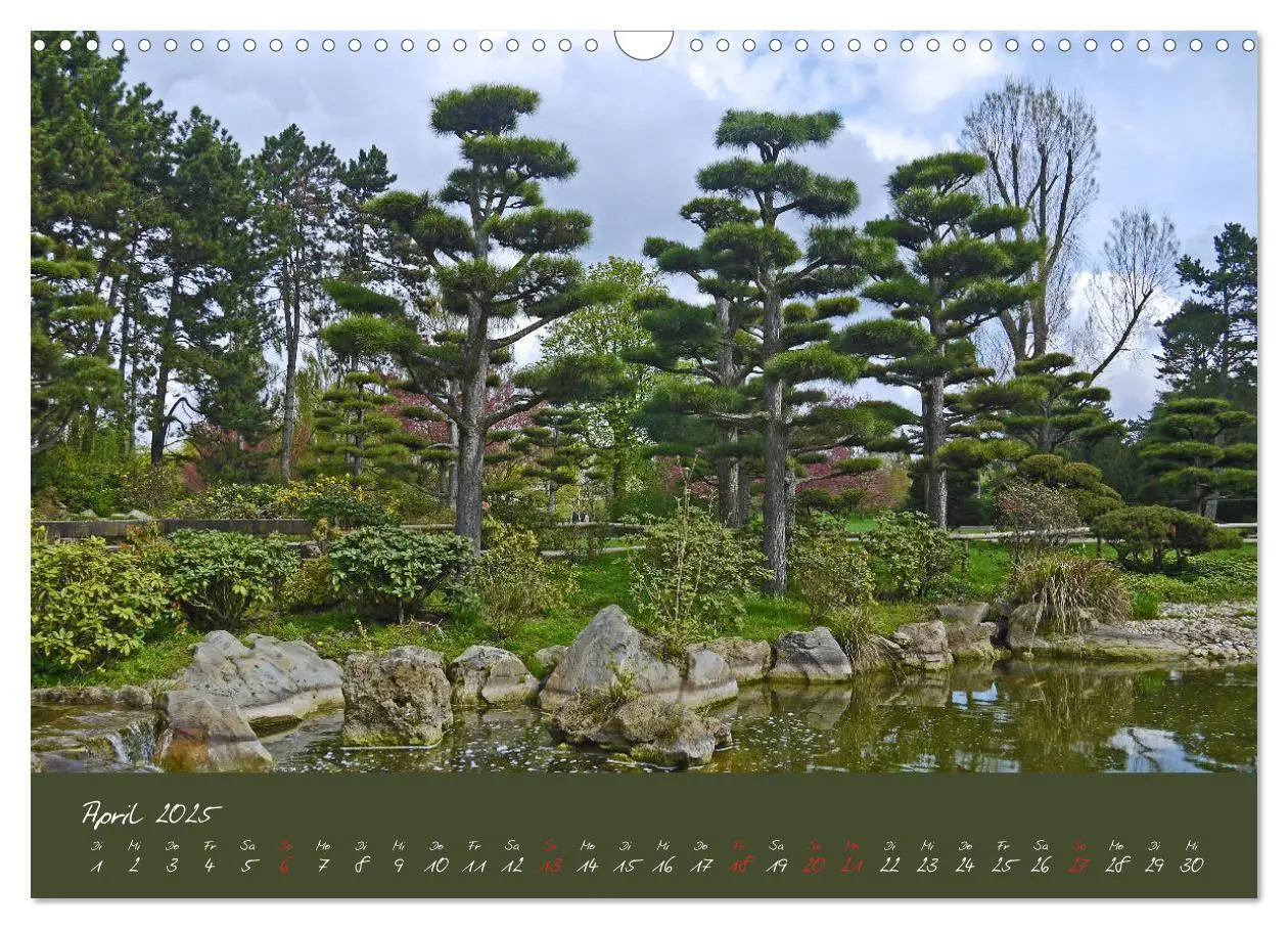 Bild: 9783435255375 | Düsseldorfer Nordpark (Wandkalender 2025 DIN A3 quer), CALVENDO...
