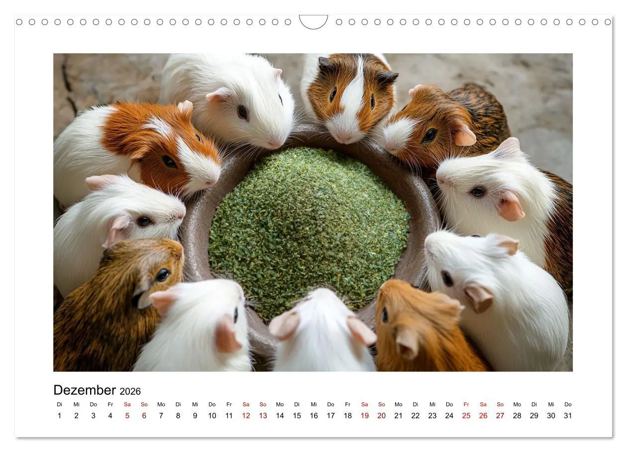 Bild: 9783457275375 | Mehr Schwein mit Meerschwein (Wandkalender 2026 DIN A3 quer),...