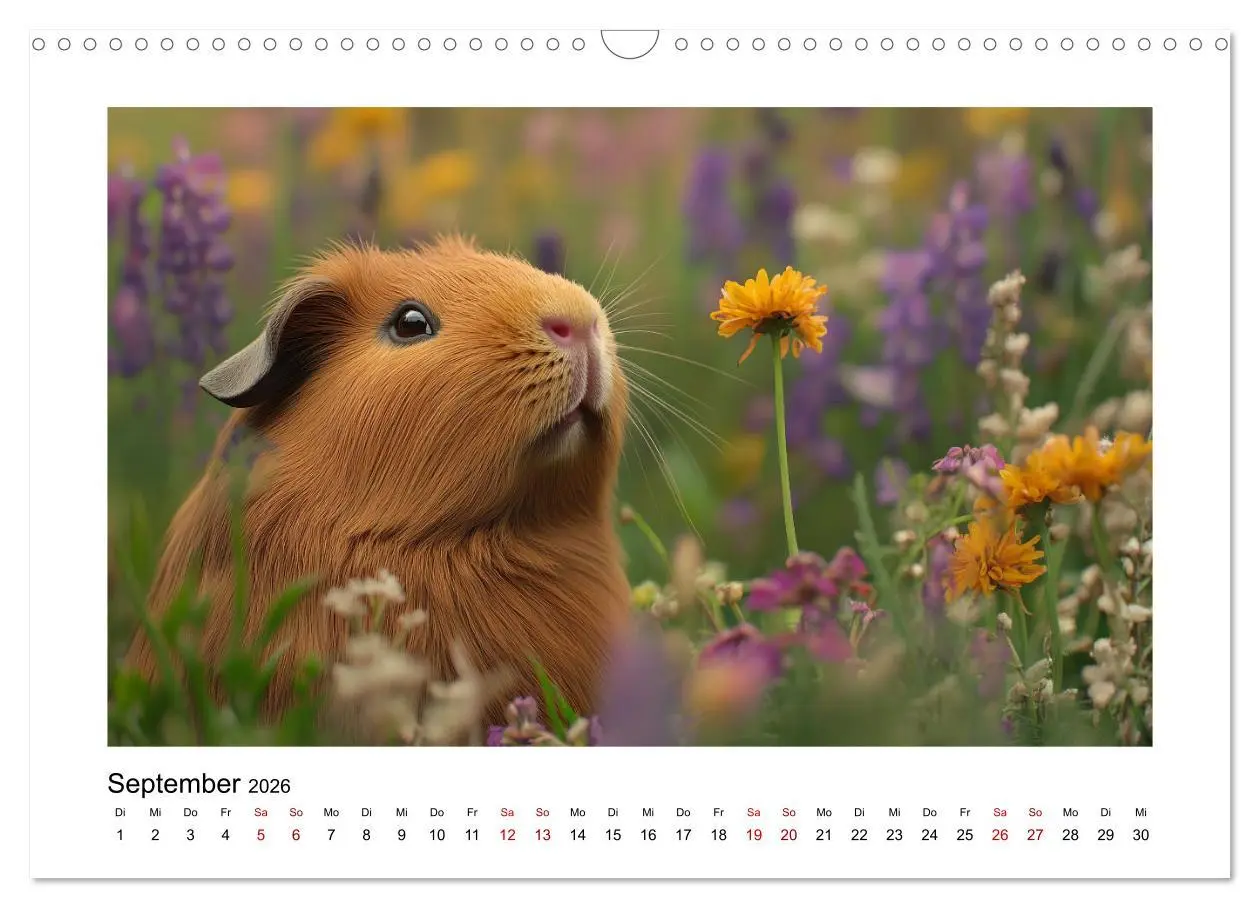 Bild: 9783457275375 | Mehr Schwein mit Meerschwein (Wandkalender 2026 DIN A3 quer),...